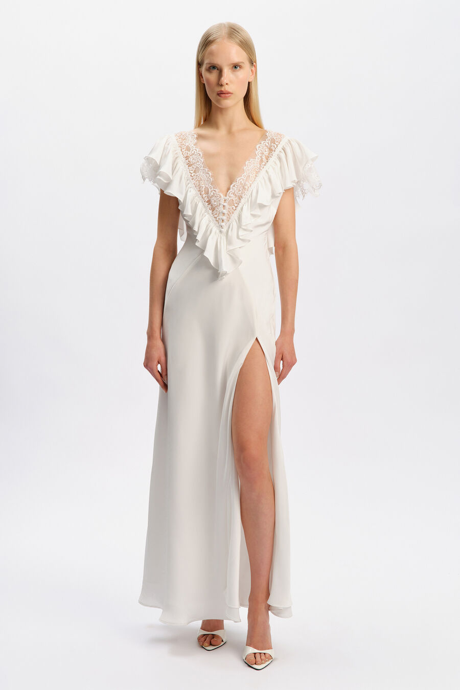 Celeste Ruffle Maxi Dress