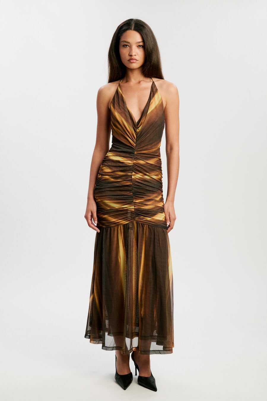 Aries Mesh Maxi Dress