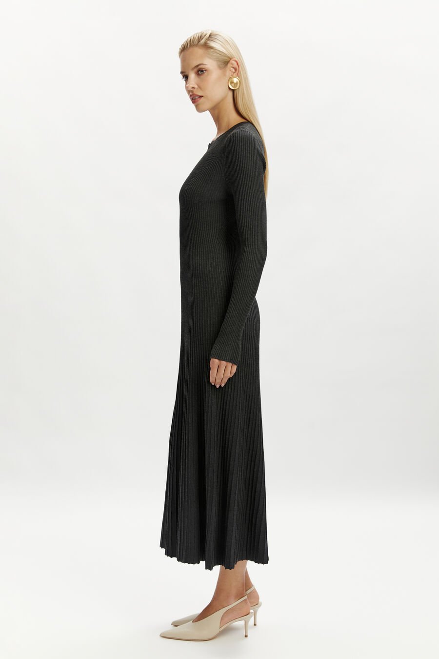 Hattie Knit Midi Dress