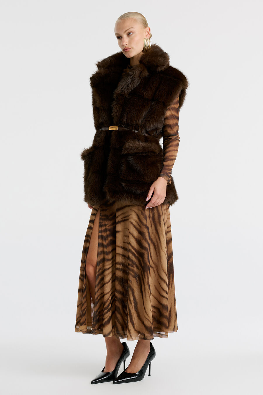 Brentley Faux Fur Vest