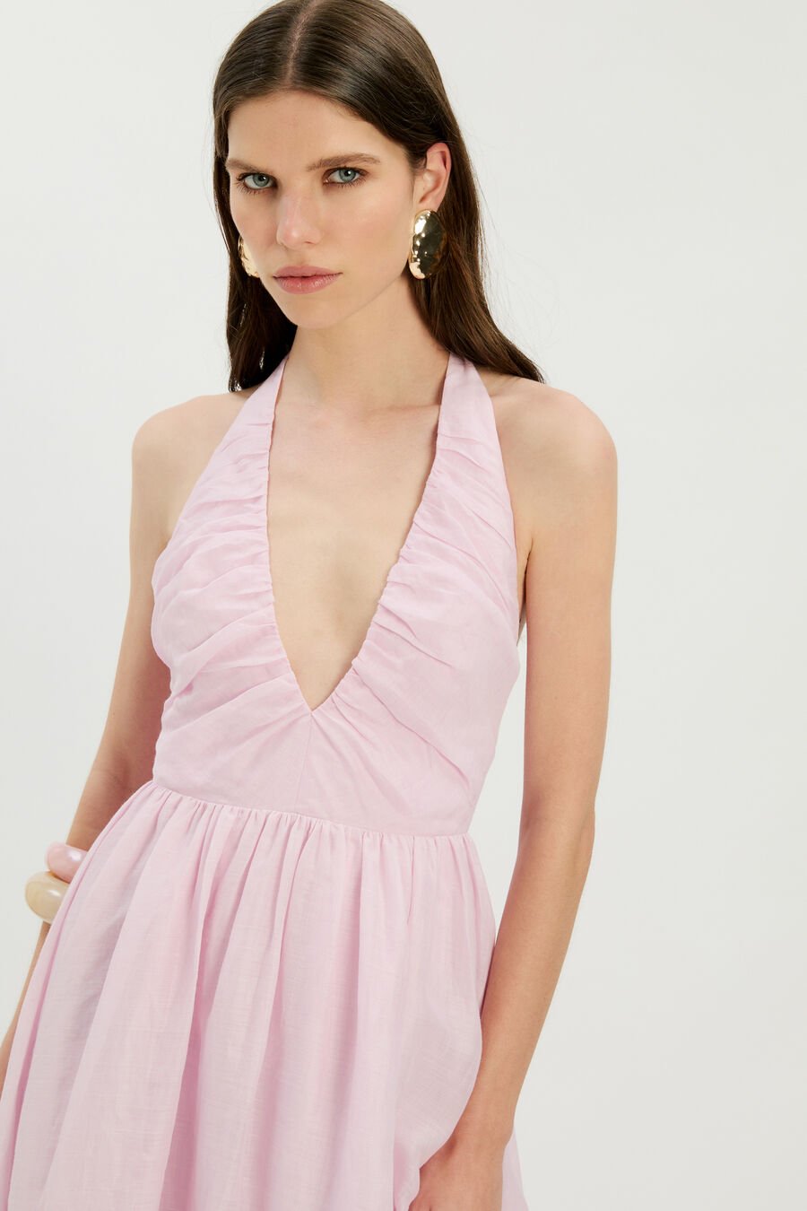 Dorota Halter Neck Midi Dress