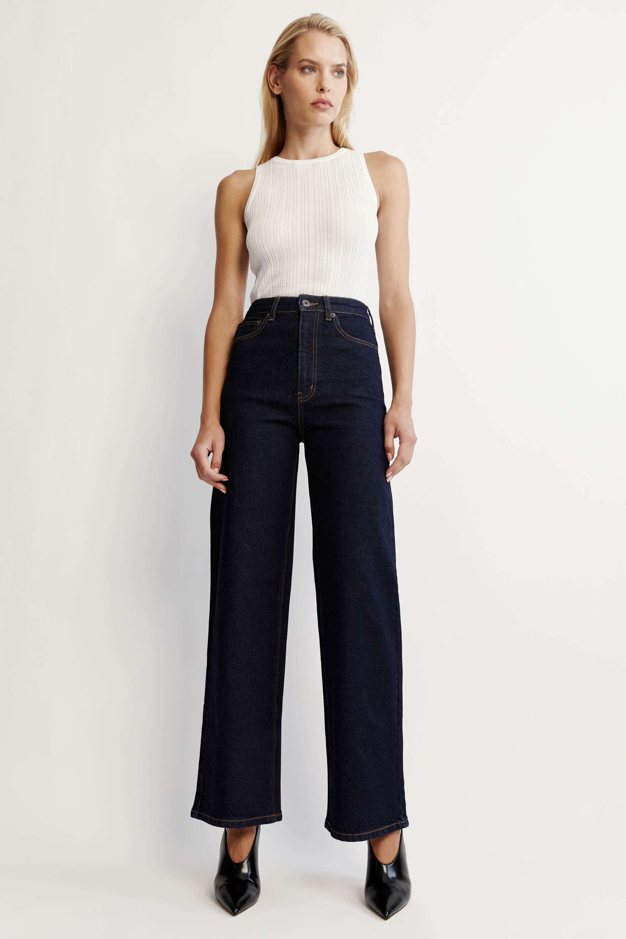 Bardot Heidi Wide Leg Jean In Blue