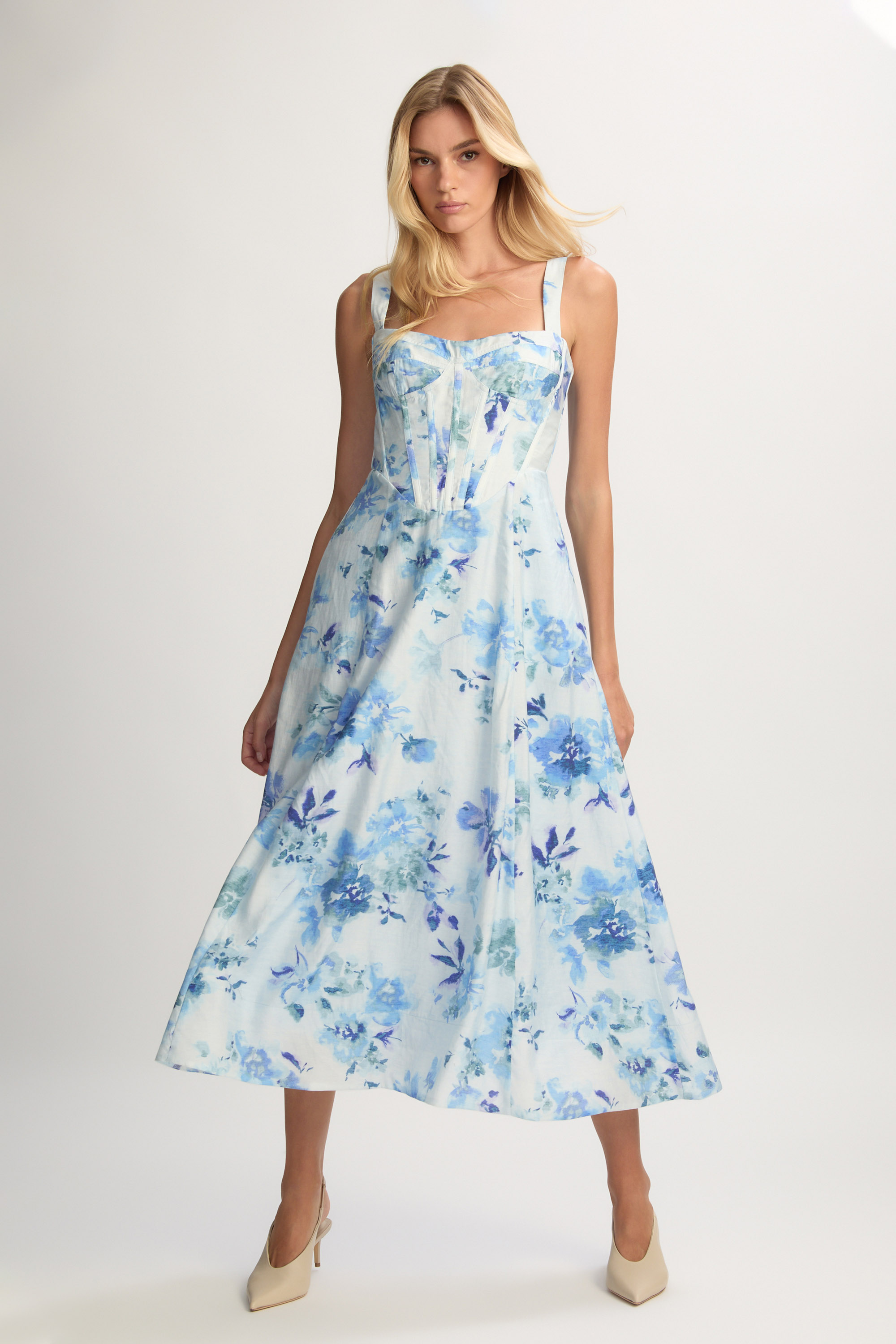 Bardot Lilah Corset Midi Dress