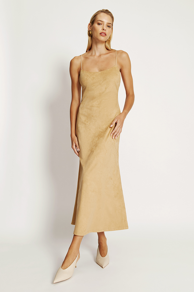 Bardot Nadira Vegan Suede Dress