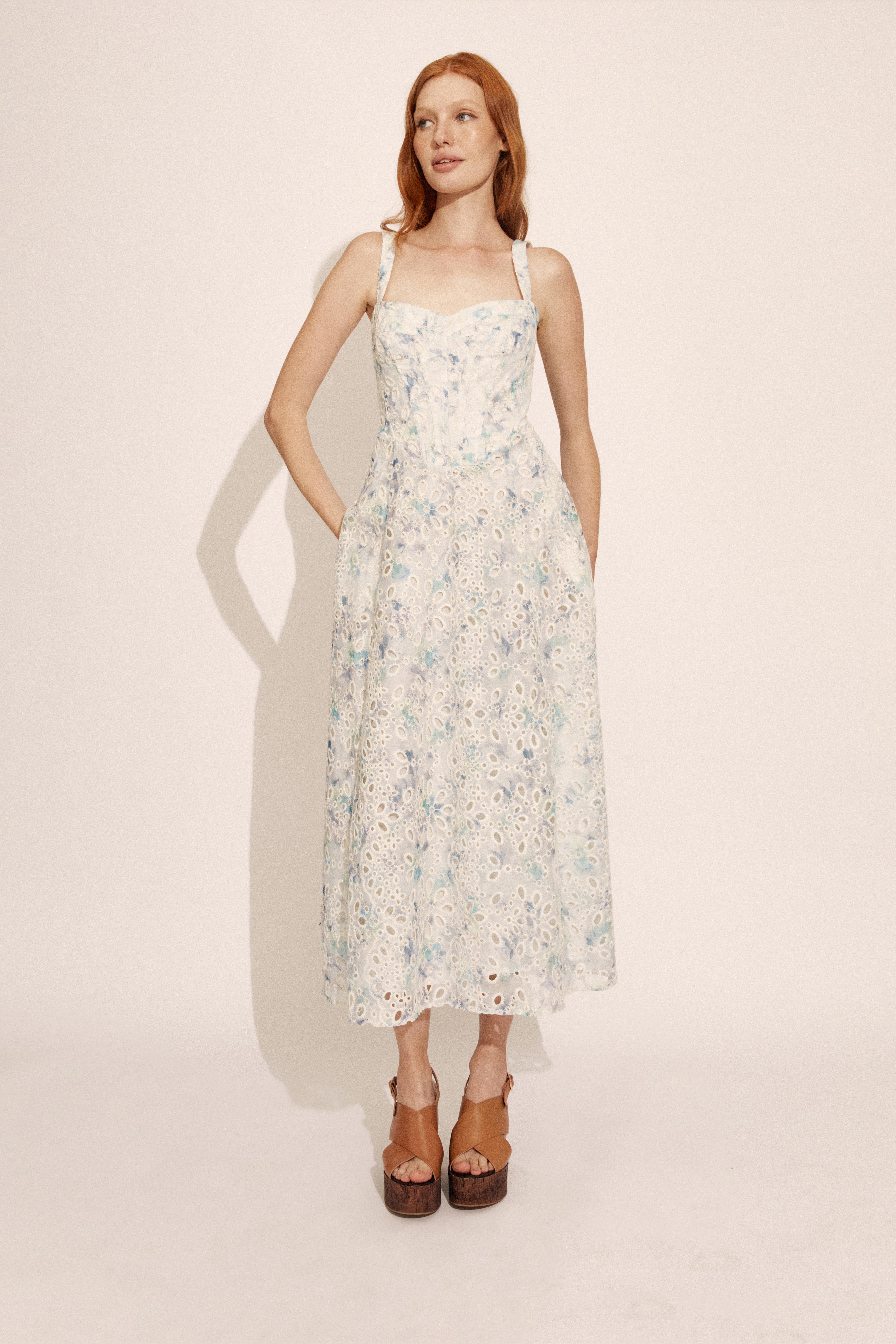 Bardot Adaline Broderie Midi Dress