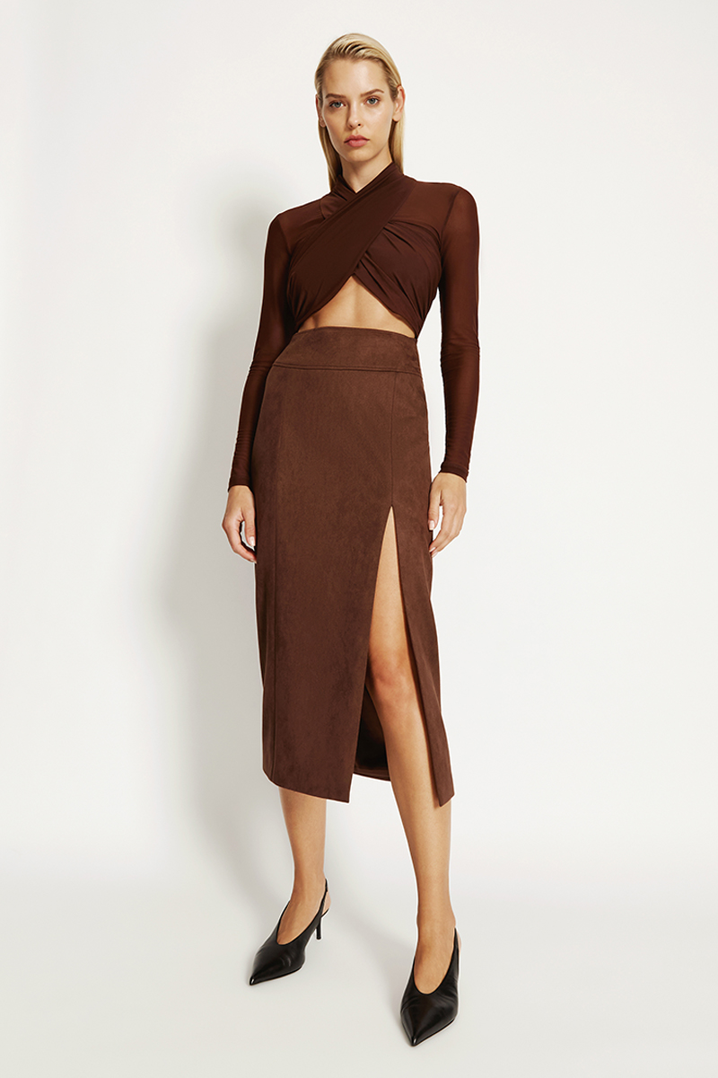 Bardot Aliyah Wrap Bodysuit