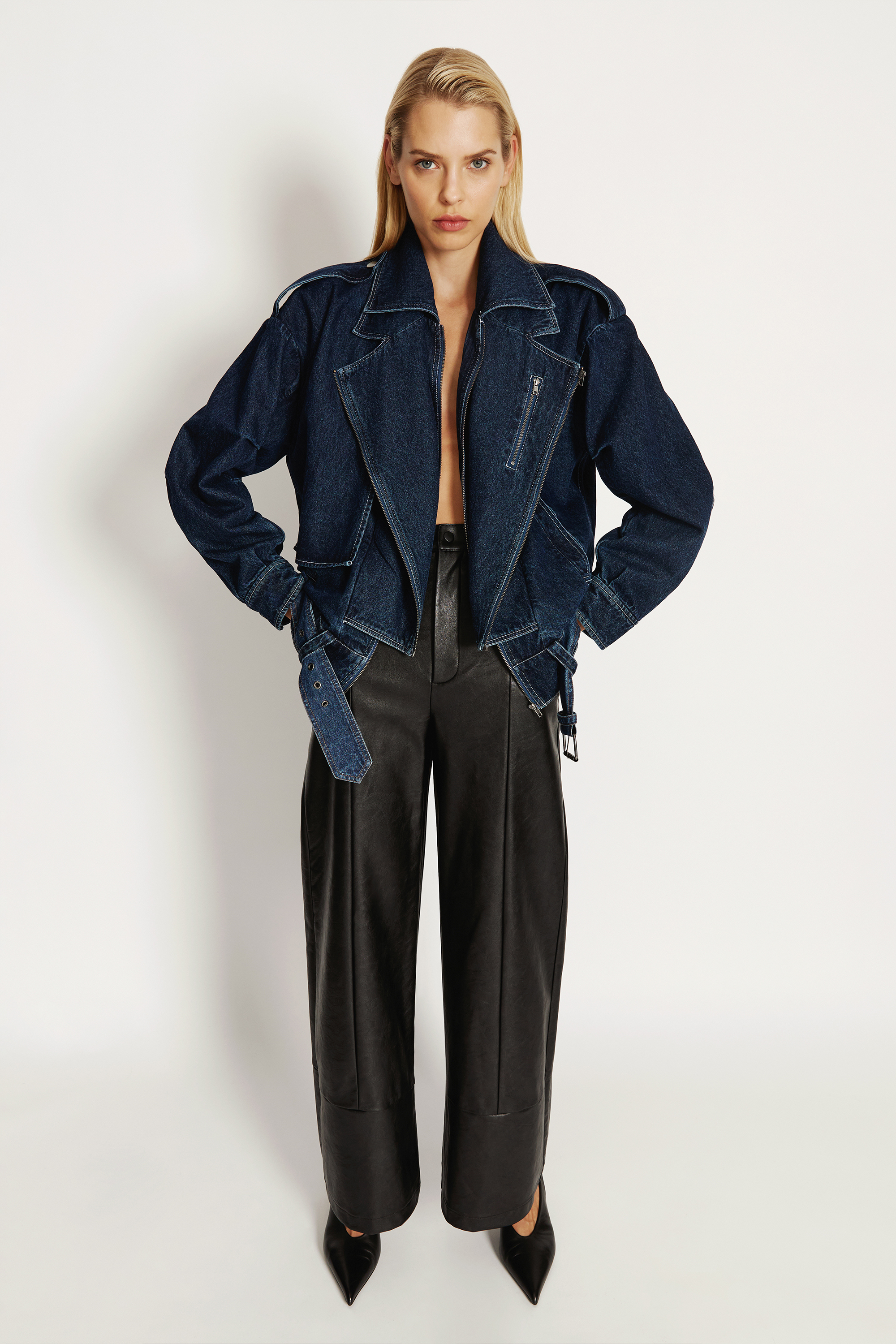 BARDOT KAVI OVERSIZED DENIM JACKET